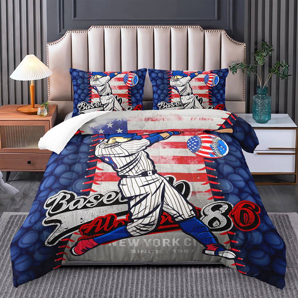 All-Star Baseball Dreams Quilt Set
