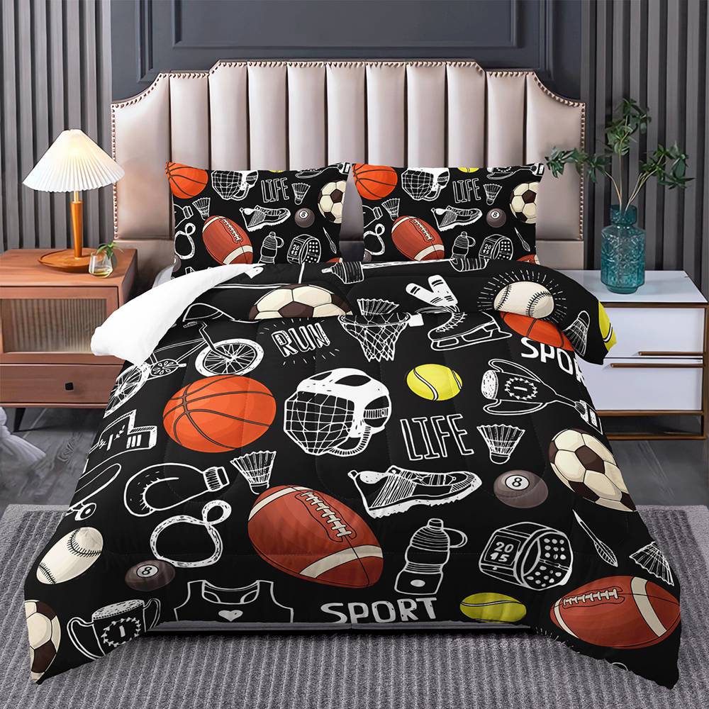 Ultimate Sports Enthusiast Quilt Cover Set