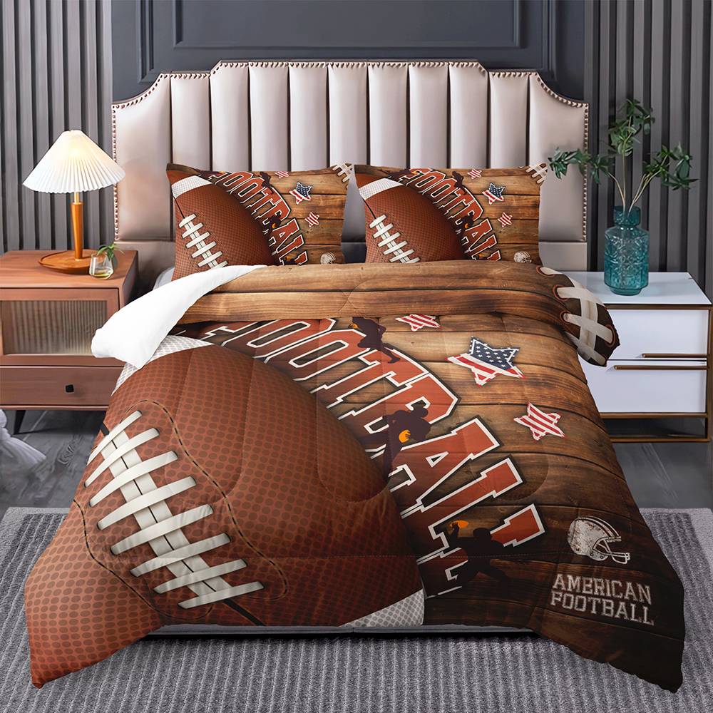 Touchdown Classic Football Bedding Set